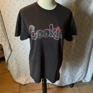 Cookies Black Cotton T-Shirt